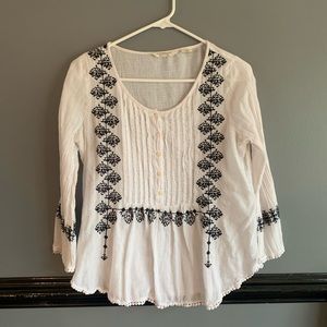 Denim & Supply embroidered top